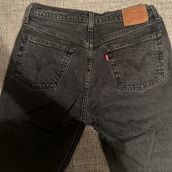 Levi’s black wash straight leg jeans - Picture 5 of 5